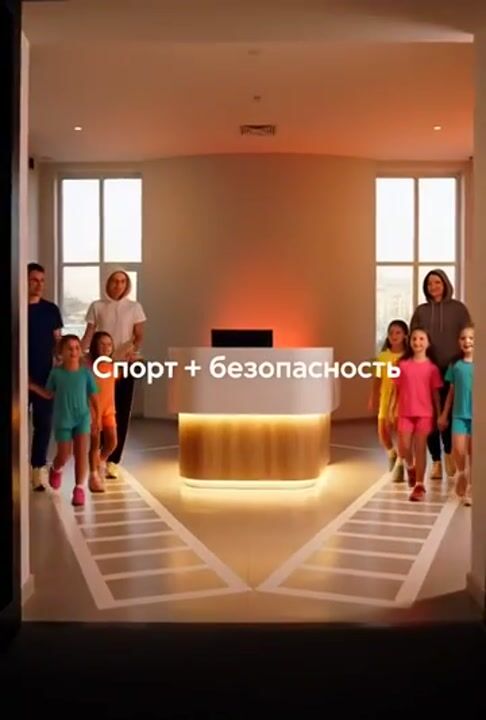Sportschool short-form video example