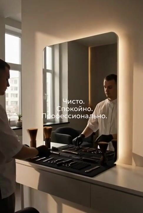 Lisnicbarbershop short-form video example